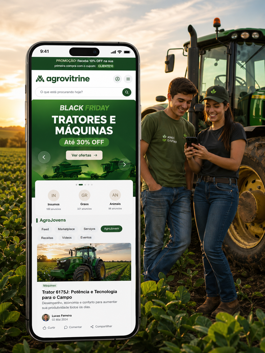 AgroVitrine no campo